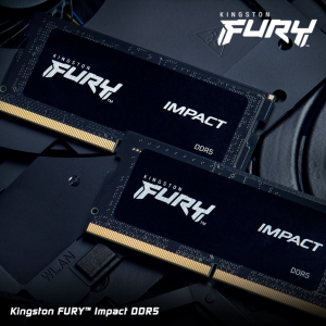 16GB 6400MHz DDR5 Notebook RAM Kingston Fury Impact XMP CL38 (KF564S38IB-16)